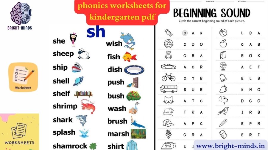 Phonics Worksheets for Kindergarten PDF Fun Literacy Stations!