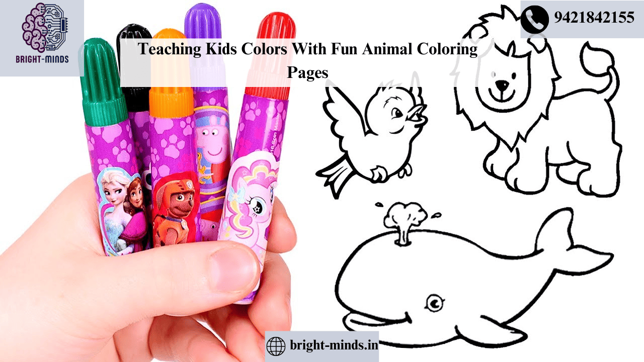 Teaching Kids Colors With Fun Animal Coloring Pages